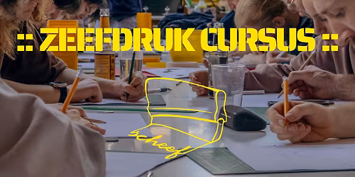 zeefdruk cursus mei