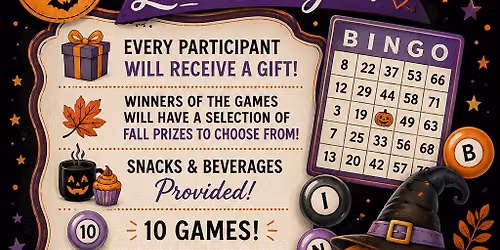HALLOWEEN BINGO LADIES NIGHT! 