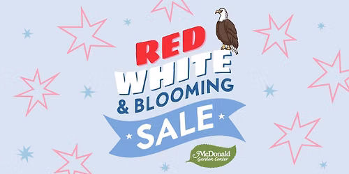 Red, White & Blooming Sale