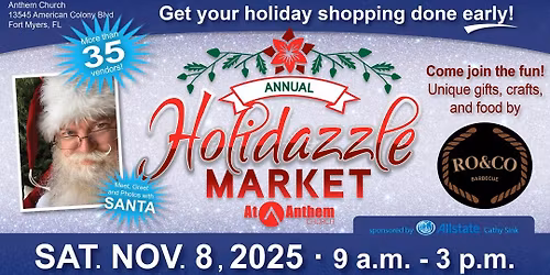 Holidazzle Market at Anthem Church