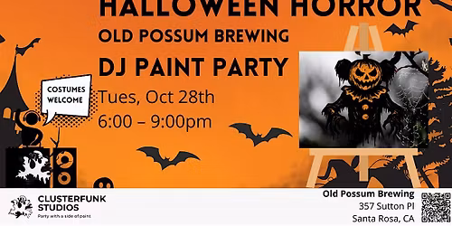 Halloween Horror -- DJ Paint Party