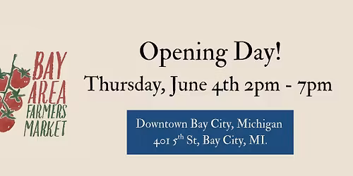 Bay Area Farmers Market Opening Day!