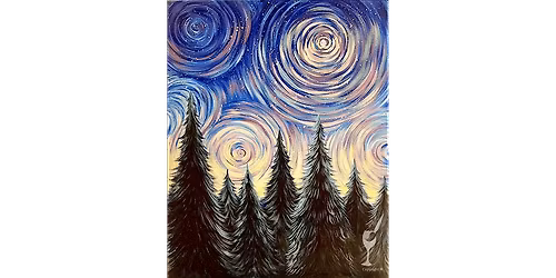 The Swirling Magic of the Night Sky - Paint and Sip in Denver | Classpop!\u2122