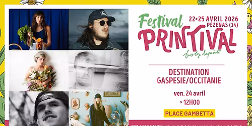Destination Gasp\u00e9sie Occitanie \u25ba Printival Boby Lapointe P\u00e9zenas