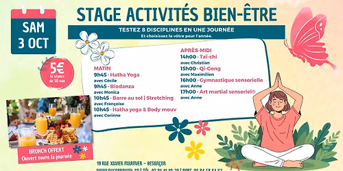 Journ\u00e9e D\u00e9couverte Bien-\u00catre \u2014 Testez 8 disciplines