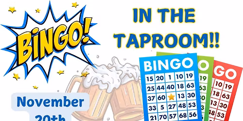 Bingo In The Taproom!