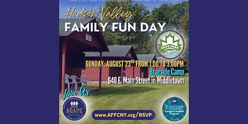 Hudson Valley AGAPE & KCSP Family Fun Day at Braeside Camp
