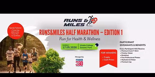 Runs & Miles Half Marathon Pune 2026