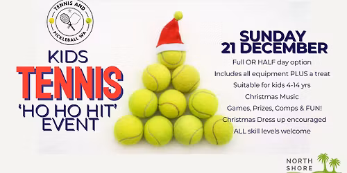 Kids Tennis 'Ho Ho HIT' Event