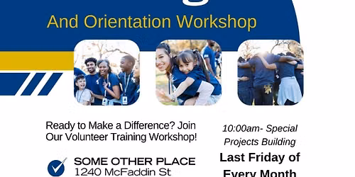 Volunteer Training and Orientation