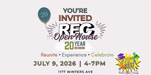 REC Open House: 20 year Reunion