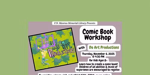 Comic Book Workshop with Do Art Productions