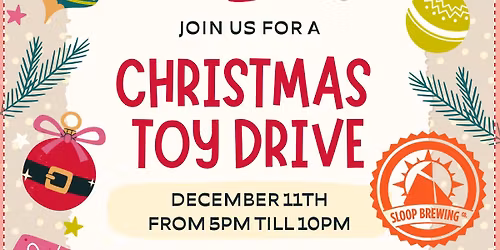 Christmas Toy Drive Tap Takeover \ud83e\uddf8 \ud83c\udf7a