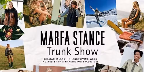 Marfa Stance Trunk Show hosted by Pam Harrington Exclusives