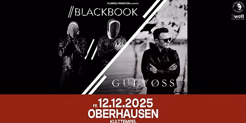 BLACKBOOK & GULV\u00d8SS \/\/ Fr. 12.12.2025 \/\/ Oberhausen, Kulttempel