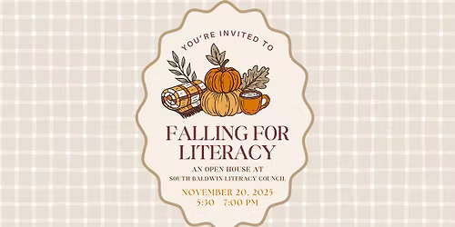 Falling for Literacy - Fall Open House