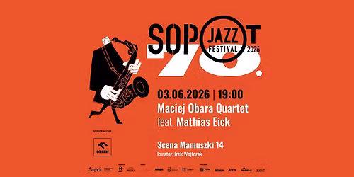 Maciej Obara Quartet feat. Mathias Eick | Sopot Jazz Festival 2026