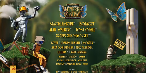 Butterfly Festival | 26\u201327 juni 2026 | Frihamnen, G\u00f6teborg \ud83e\udd8b