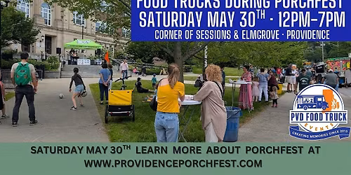 Food Trucks During Providence Porchfest 2026