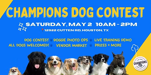 Houston Dog Festival with Contests, Trainer, Vendors, Photo Ops and More