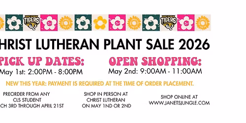 Christ Lutheran Plant Sale