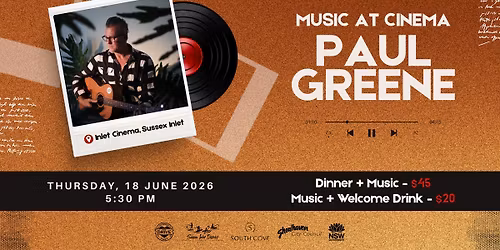 Music at Cinema \u2013 Paul Greene