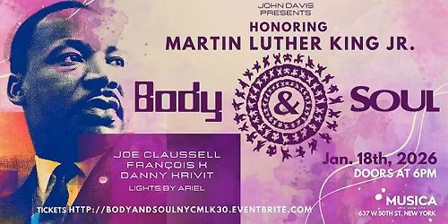 Body & SOUL MLK 2026 Celebration