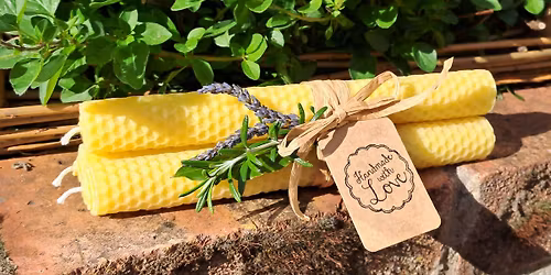 Beeswax Candle Rolling Workshop (12th Dec)