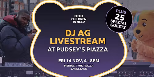 DJ AG Charity Livestream \u2013 BBC Children in Need 2025