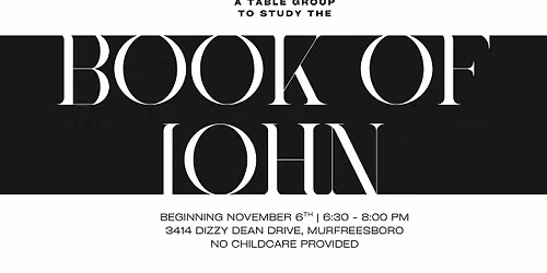 The Book of John Table Group