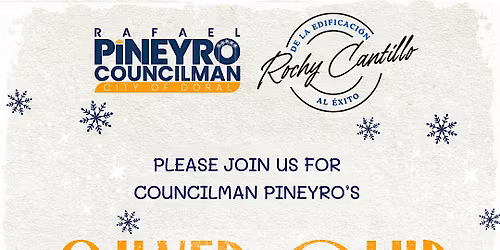 Councilman Pineyro's Silver Club Holiday Party
