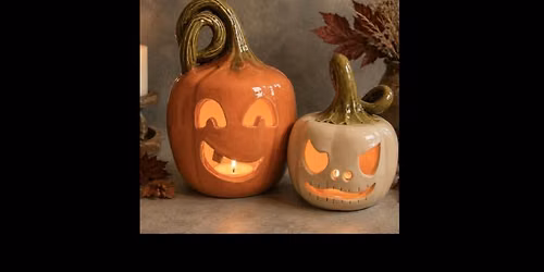 Carving Clay Pumpkins