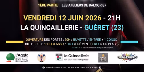 C2B #2 : TINAA + Les ATELIERS de BALOOR + OPEN MIC