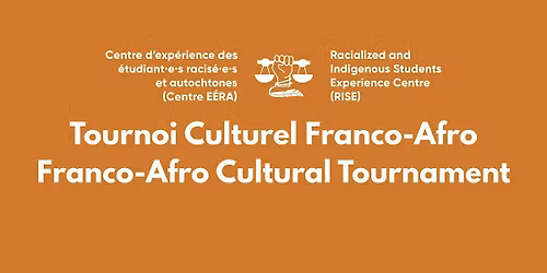 Tournoi Culturel Franco-Afro\/Franco-Afro Cultural Tournament