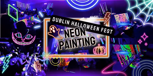 Neon Painting: Alice in Wonderland