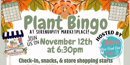 Thanksgiving Plant Bingo at the Marketplace