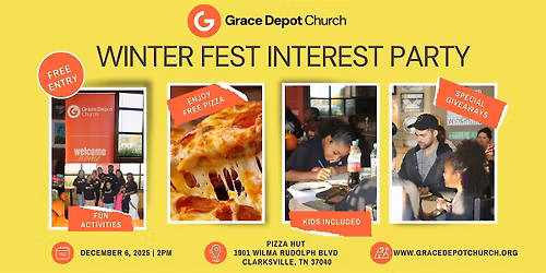 Winter Fest Interest and Pizza Party