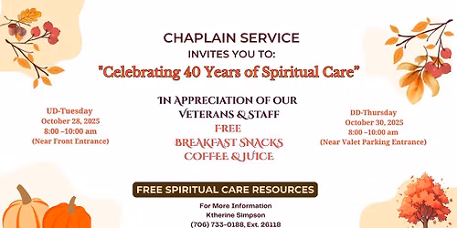40 Years of Spiritual Care Celebration (Uptown campus)