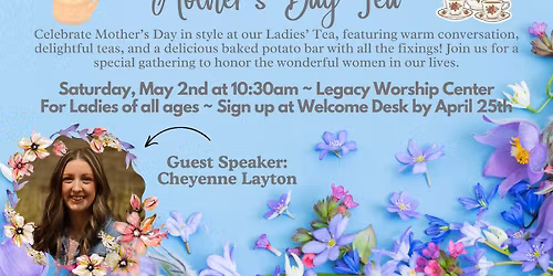 Mother\u2019s Day Tea