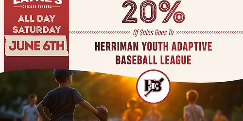 Layne's Chicken Fingers & Herriman Youth Baseball - Adaptive League Fundraiser