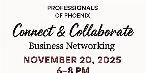 Connect & Collaborate Professional Networking Event