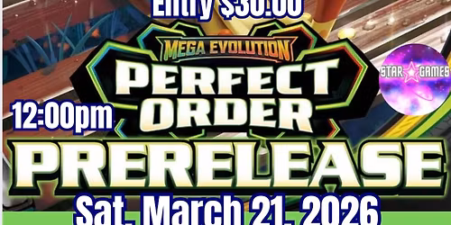Pokemon Perfect Order Pre Release⚡️