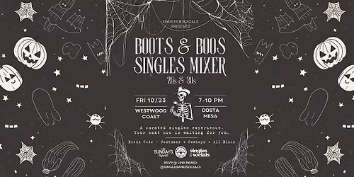 Boots & Boos Singles Mixer - Speed Dating Alternative!