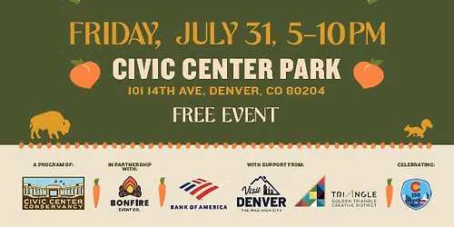 Civic Center NIGHT MARKET: Homegrown Colorado