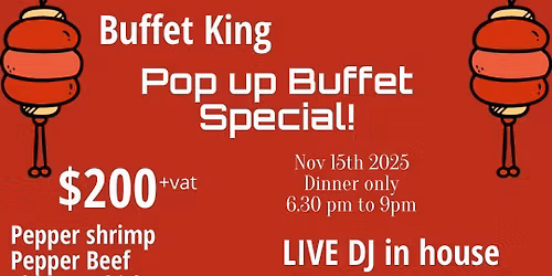 pop up Buffet