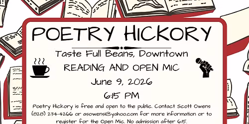 Poetry Hickory Featuring Mary Ricketson