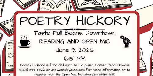 Poetry Hickory Featuring Mary Ricketson