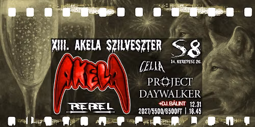 XIII. Akela Szilveszter - S8 Underground Club