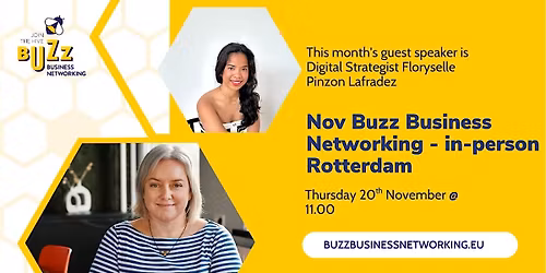 Nov 2025 Buzz Business Networking Meet Up \u2013 Rotterdam