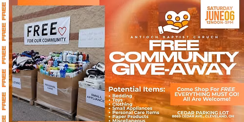 FREE COMMUNITY GIVE-AWAY